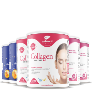 2x Collagen SkinCare + 2x Hair Vitamins + 2x Golden Q10 pacchetto