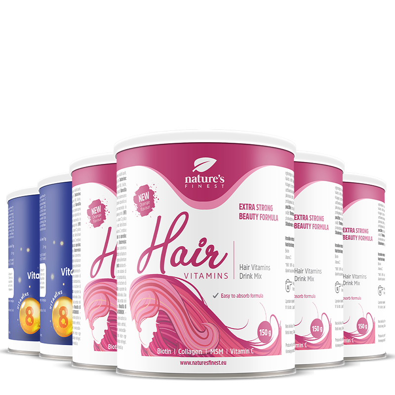 4x Hair Vitamins + 2x Golden Q10 pacchetto