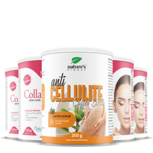 4x Collagen SkinCare + Anti Cellulite scrub al caffè pacchetto
