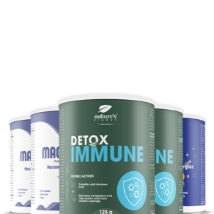 2x Detox Immune + 2x Magnezij + Golden Q10 pacchetto