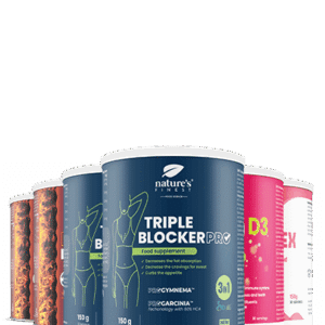 2x Night FatBurn Extreme + 2x Triple Blocker PRO + B-Kompleks + Vitamin D3+ Vitamin C pacchetto